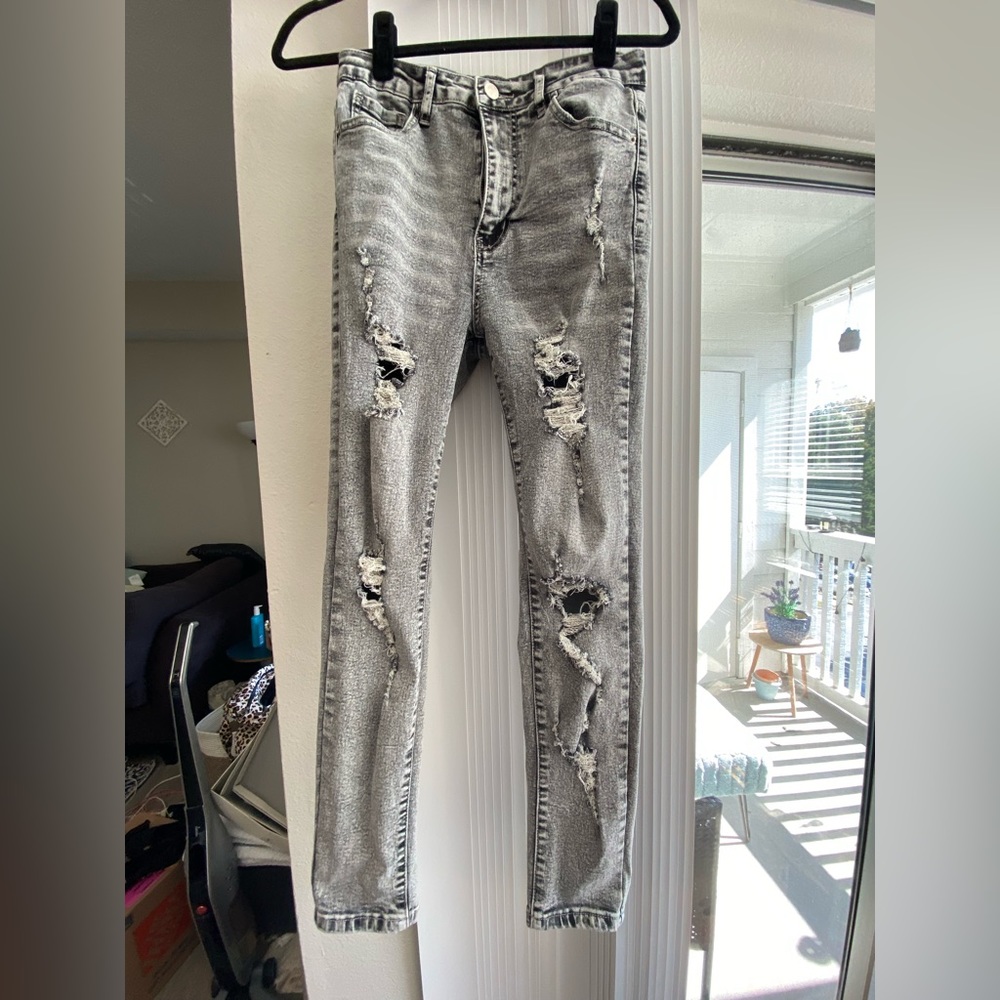 S Acid wash skinny jean